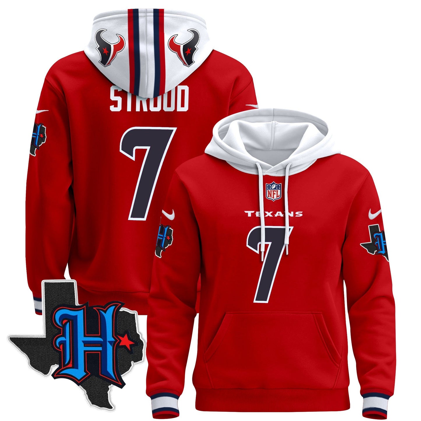 Houston Texans 2024 Pullover Hoodie - All Stitched