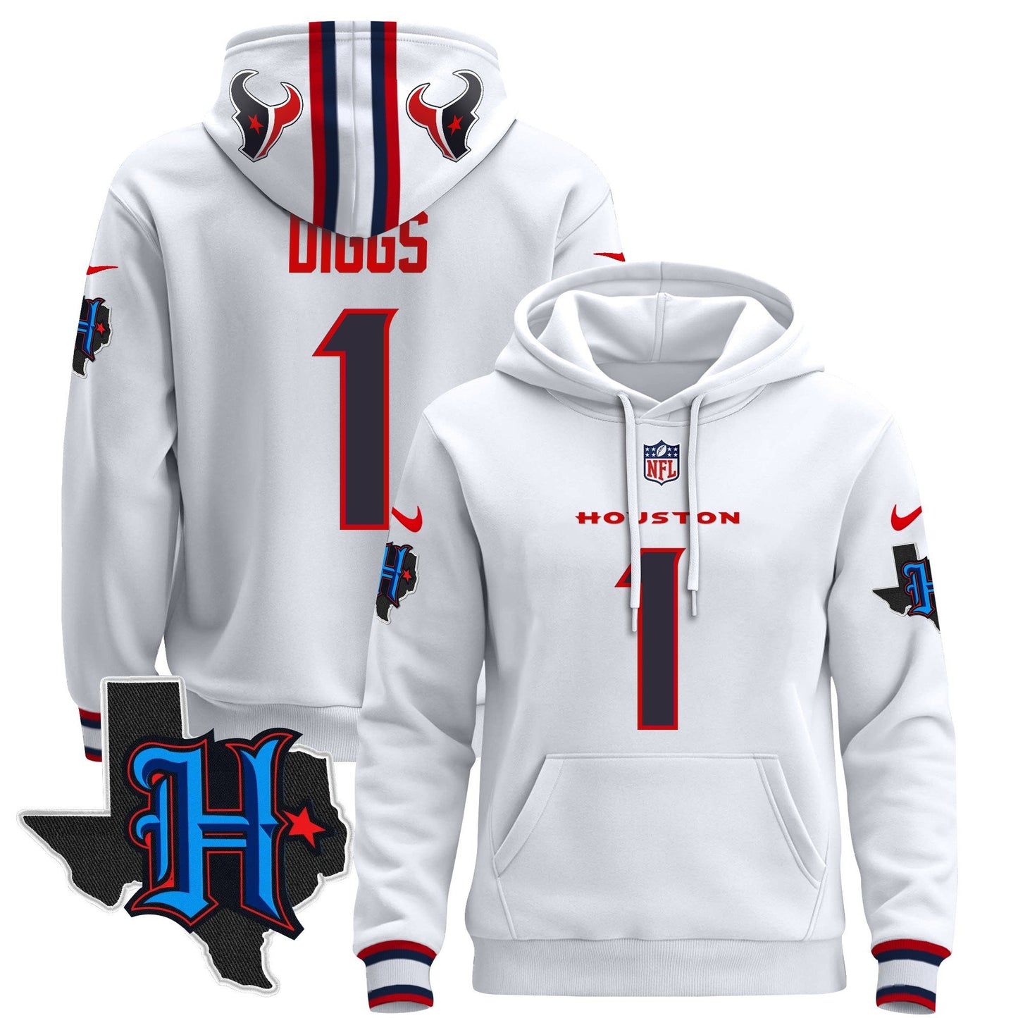 Houston Texans 2024 Pullover Hoodie - All Stitched