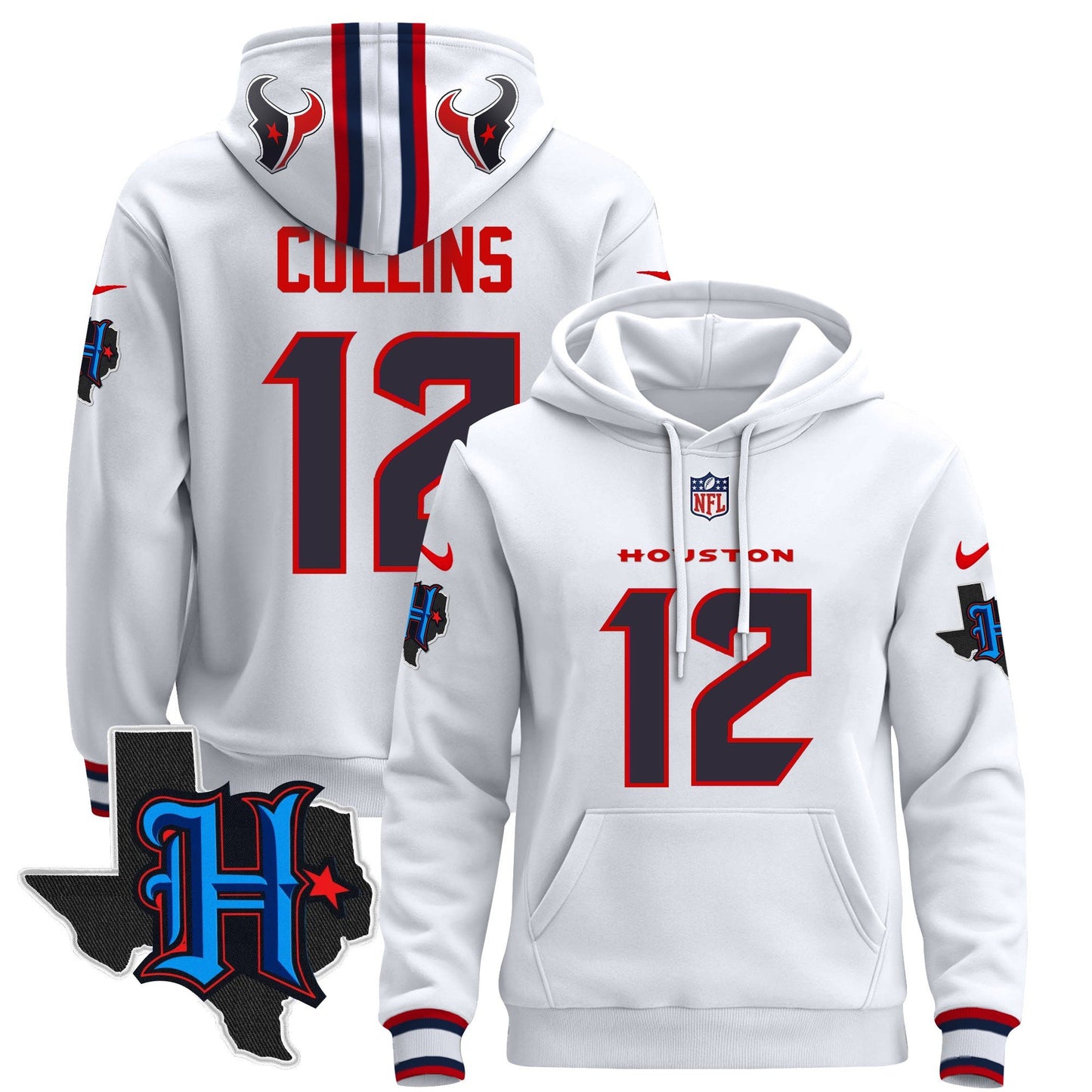 Houston Texans 2024 Pullover Hoodie - All Stitched