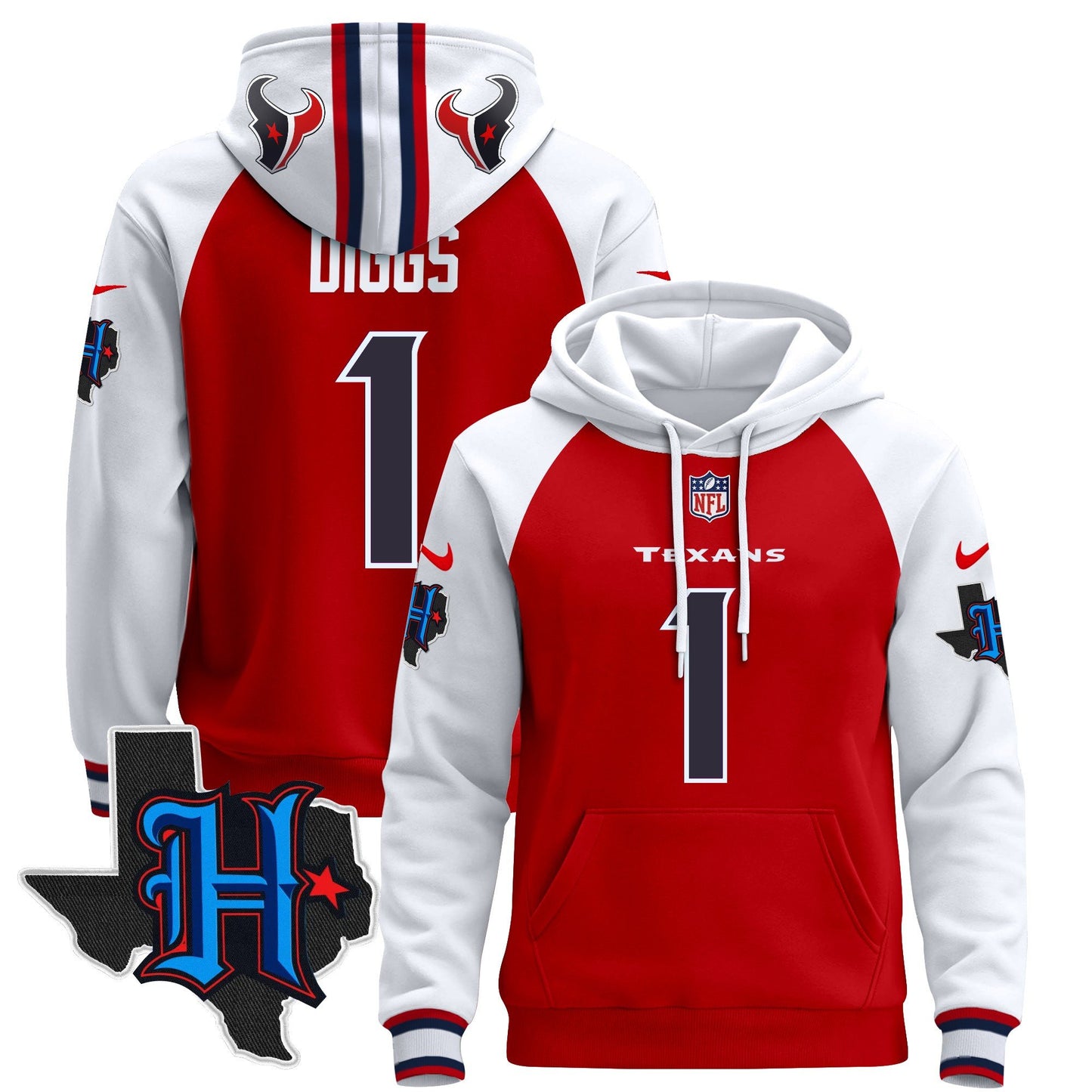 Houston Texans 2024 Pullover Hoodie - All Stitched