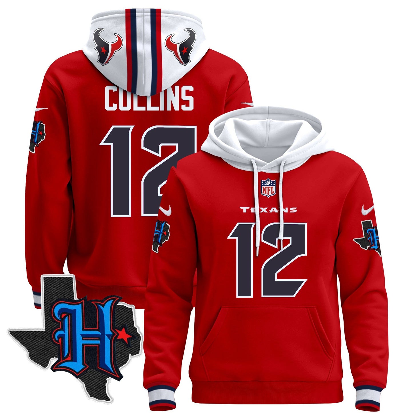 Houston Texans 2024 Pullover Hoodie - All Stitched