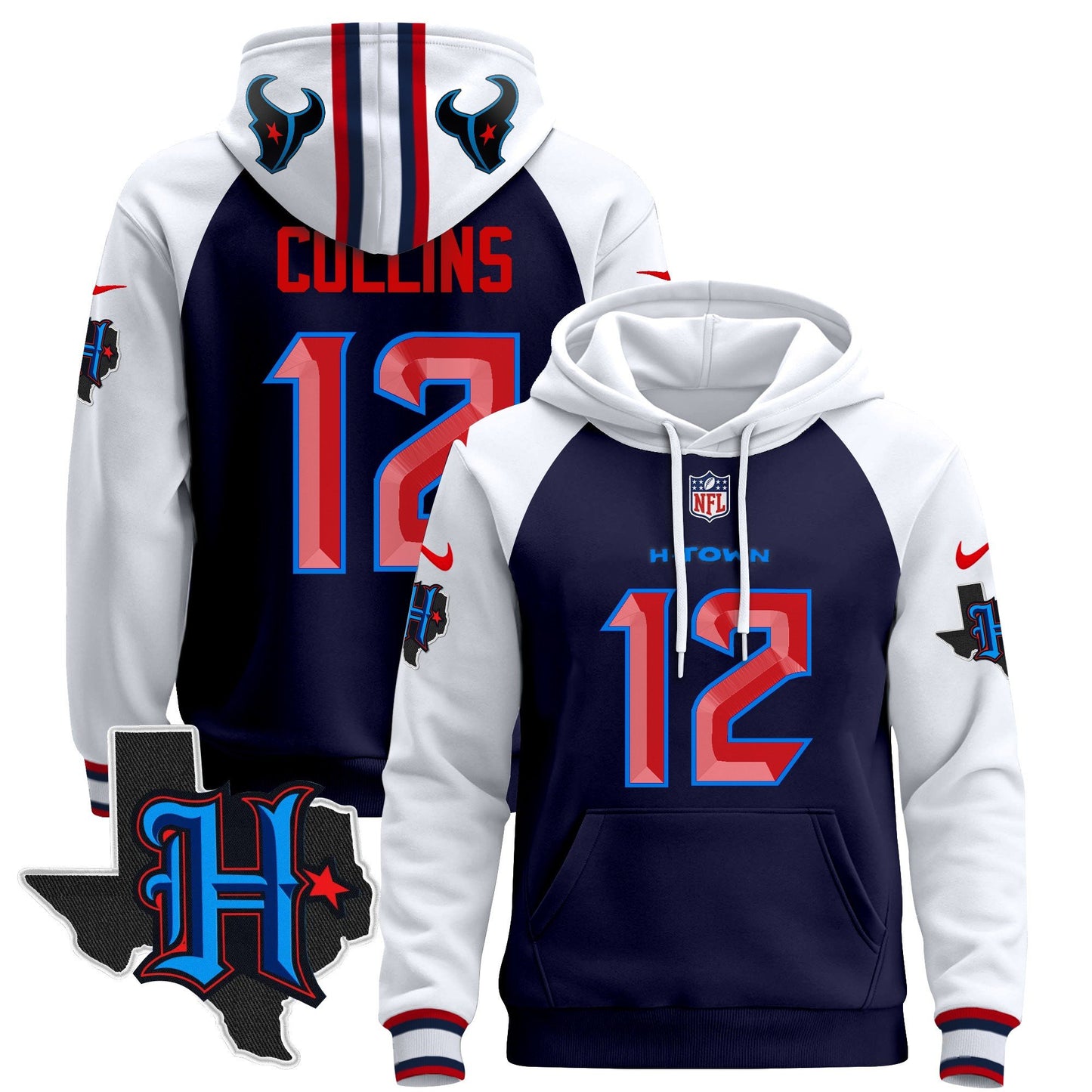 Houston Texans 2024 Pullover Hoodie - All Stitched