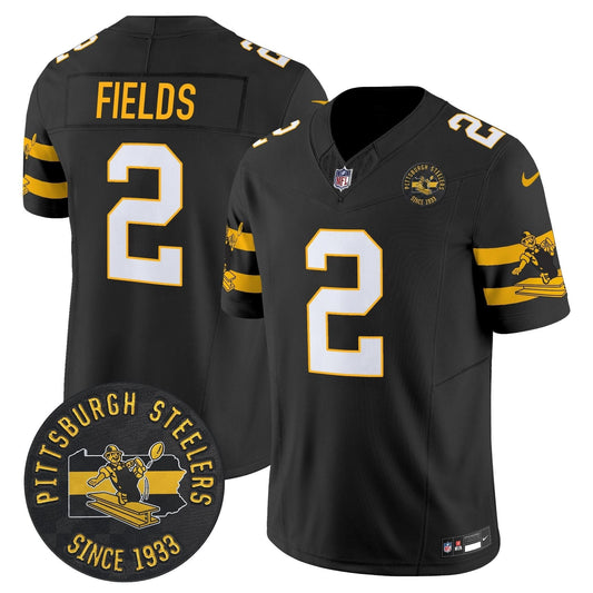 Pittsburgh Steelers Throwback 1933 Patch Vapor Limited Jersey - All Stitched
