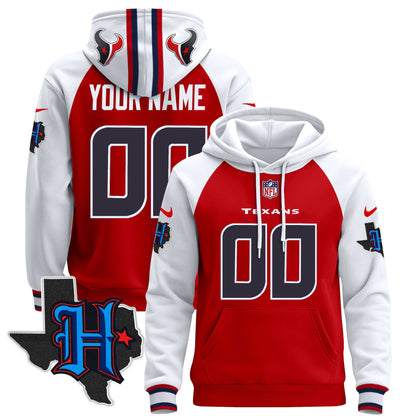 Houston Texans 2024 Custom Pullover Hoodie - All Stitched