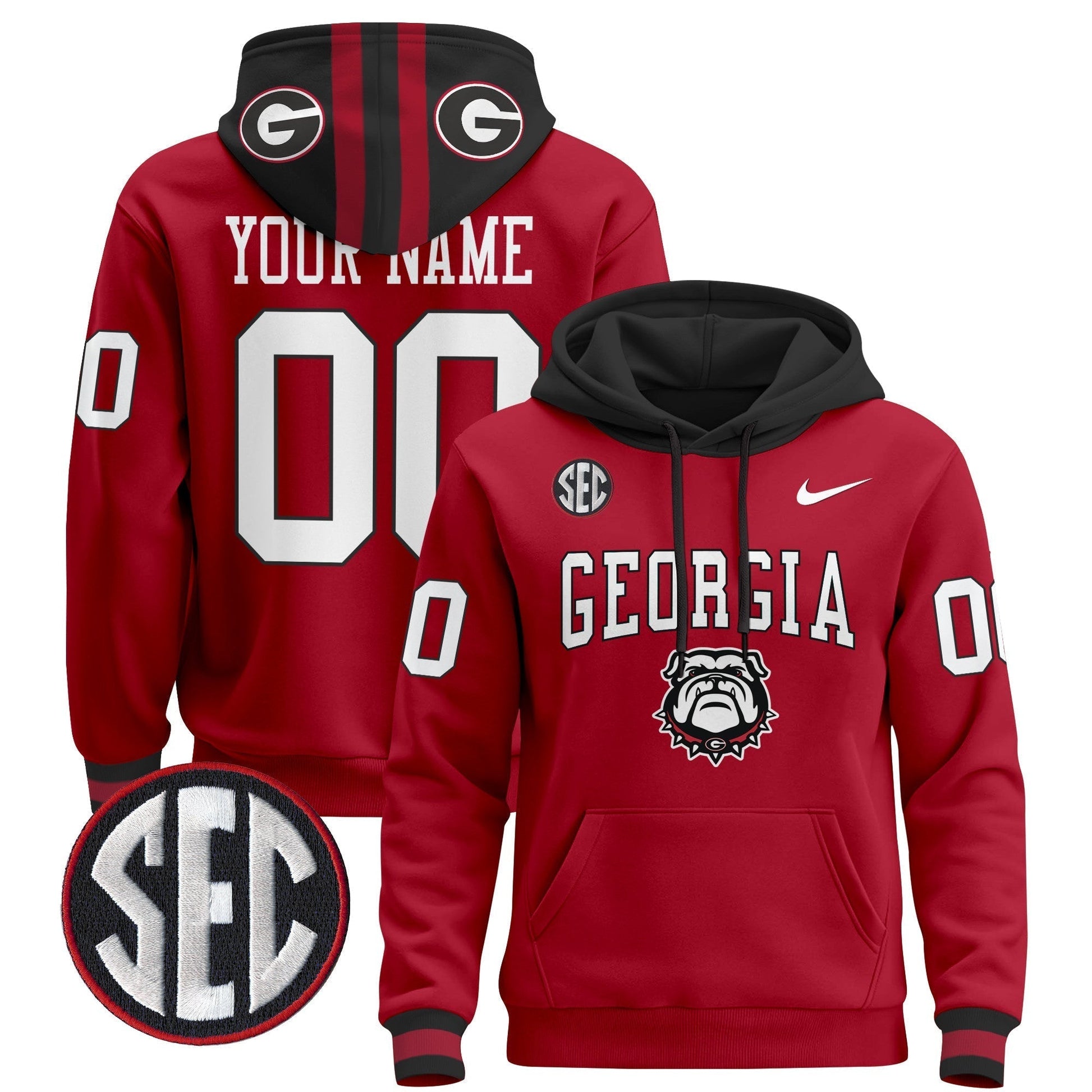 Georgia Bulldogs 2025 Custom Pullover Hoodie V2