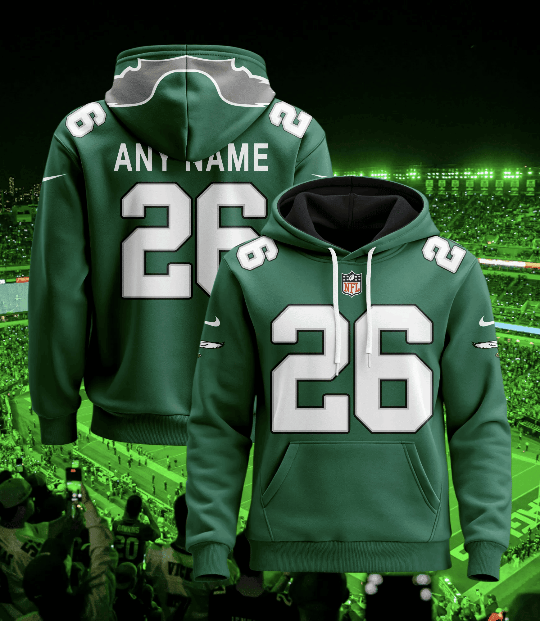 Philadelphia Eagles Pullover Custom Hoodie V2