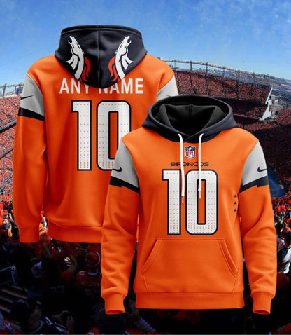 Denver Broncos Pullover Custom Hoodie - All Stitched