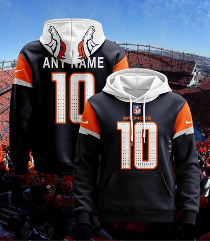 Denver Broncos Pullover Custom Hoodie - All Stitched