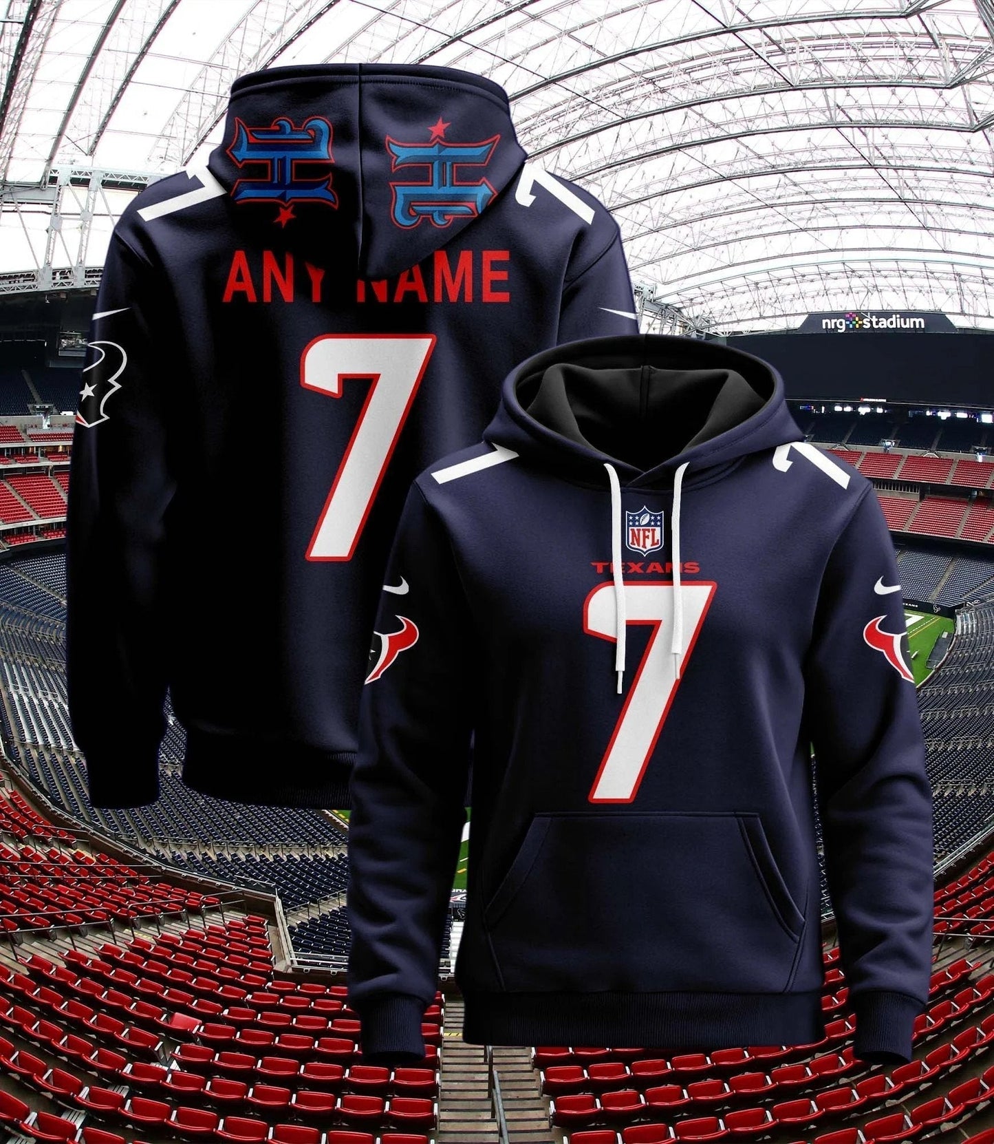 Houston Texans Pullover Custom Hoodie