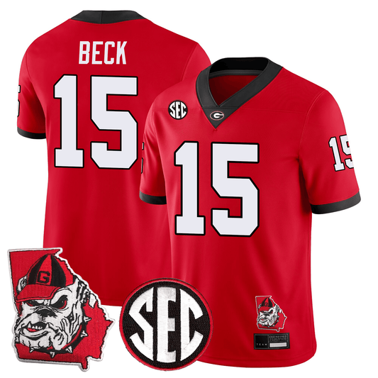 Georgia Bulldogs Football 24/25 Jersey - Georgia State Map Patch