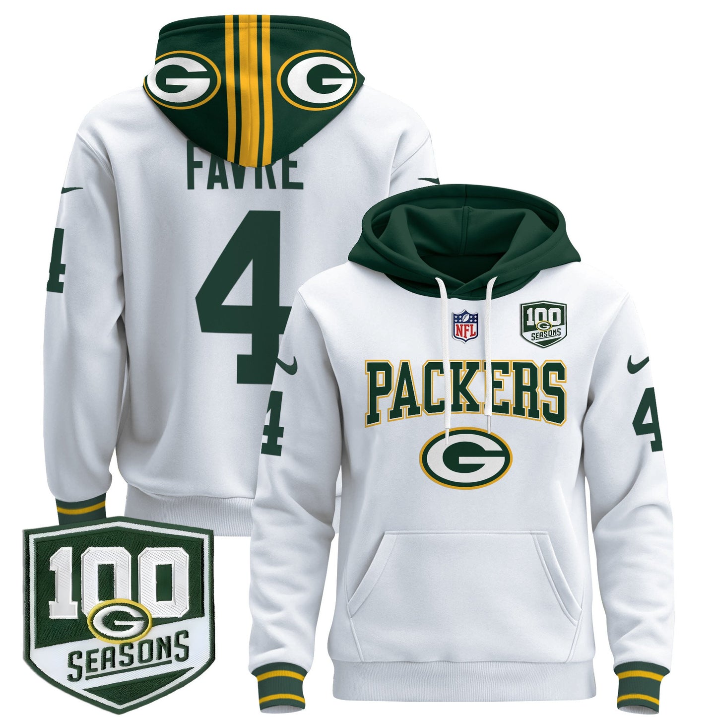 Green Bay Packers 2024 Pullover Hoodie - All Stitched