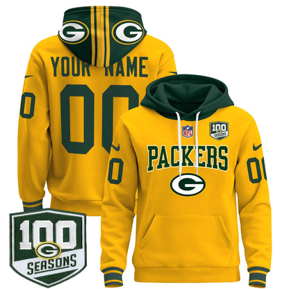 Green Bay Packers 2024 Custom Pullover Hoodie - All Stitched