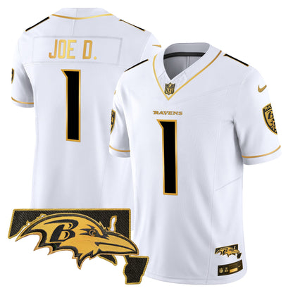 Ravens 2024 Gold Vapor Limited Jersey - All Stitched