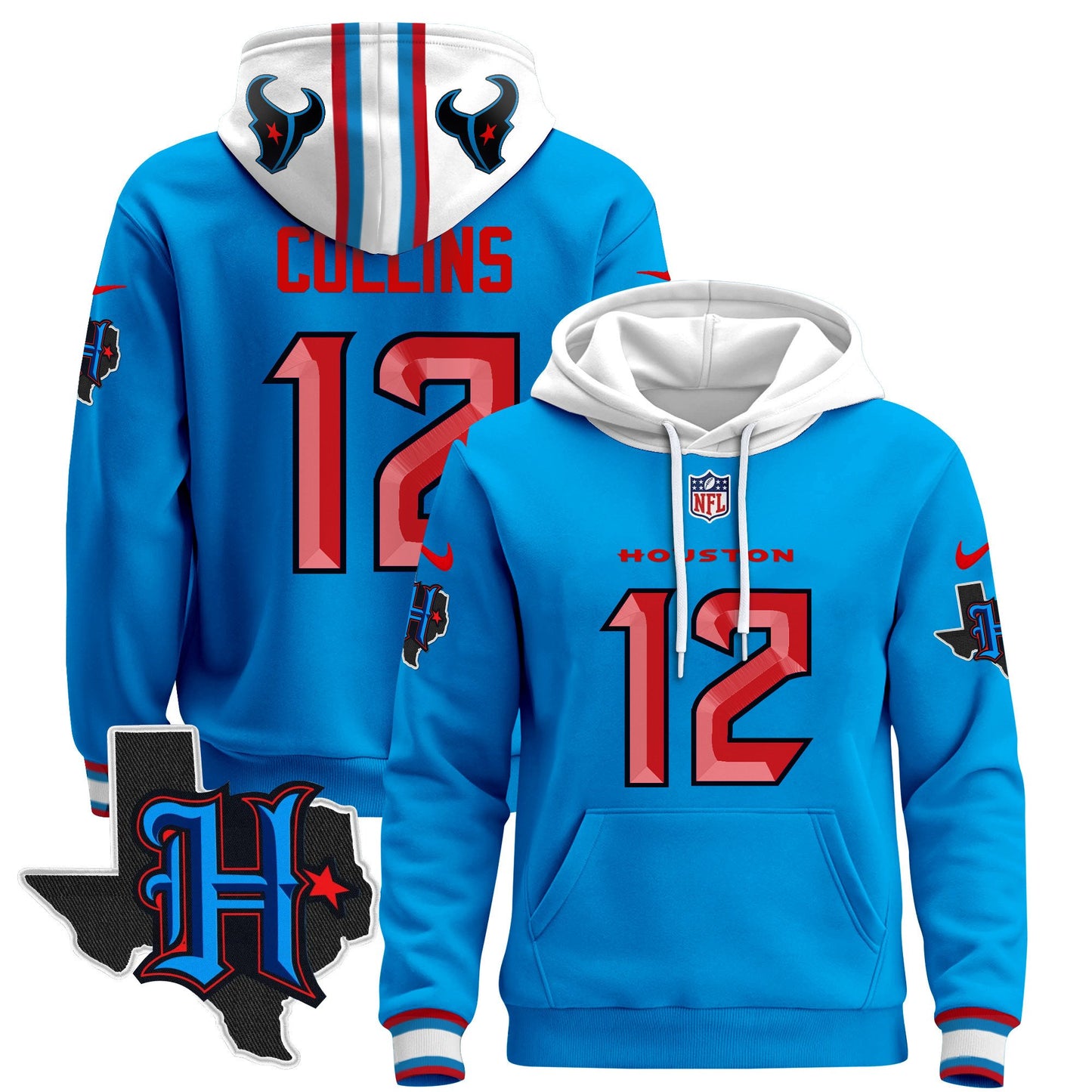 Houston Texans 2024 Pullover Hoodie - All Stitched