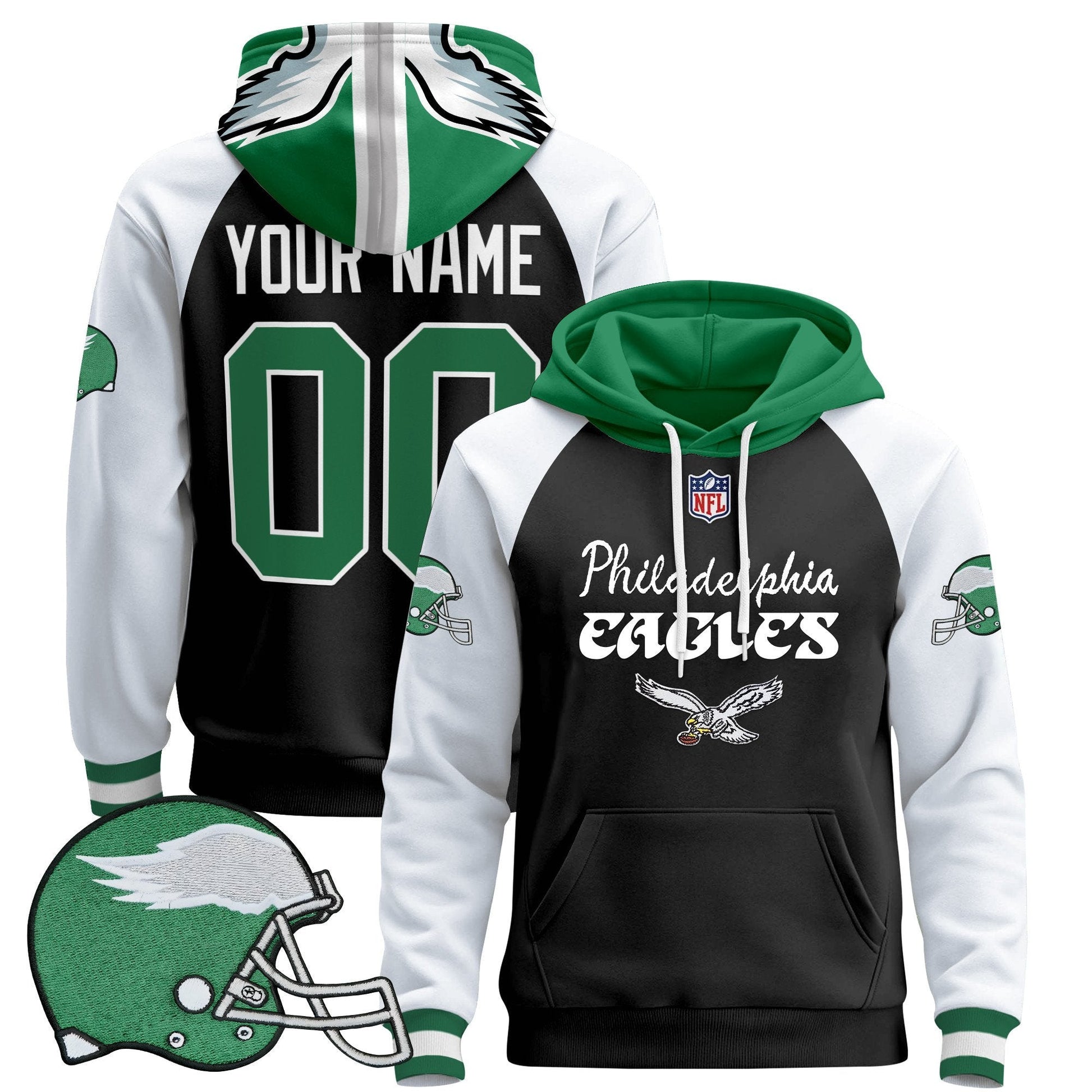 Philadelphia Eagles 2024 Custom Pullover Hoodie V5