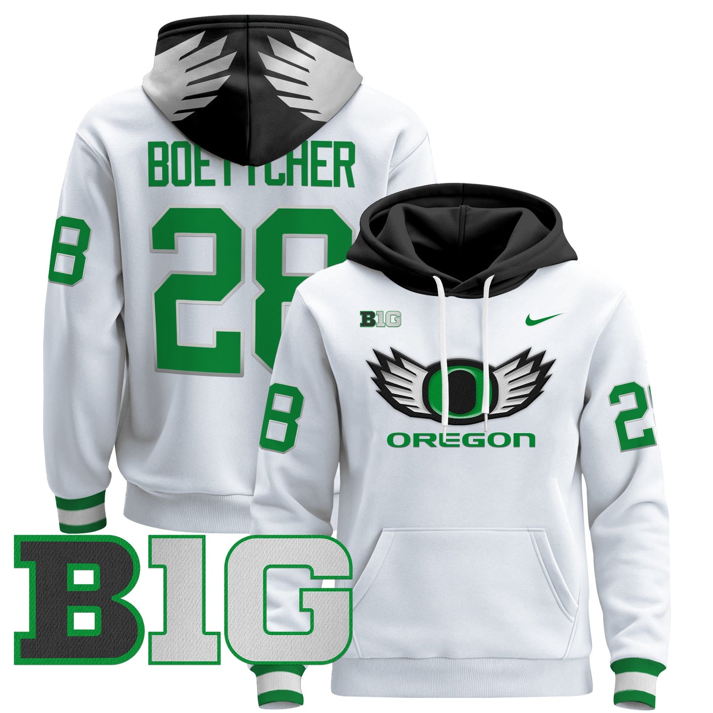 Oregon Ducks 2024 Pullover Hoodie V3