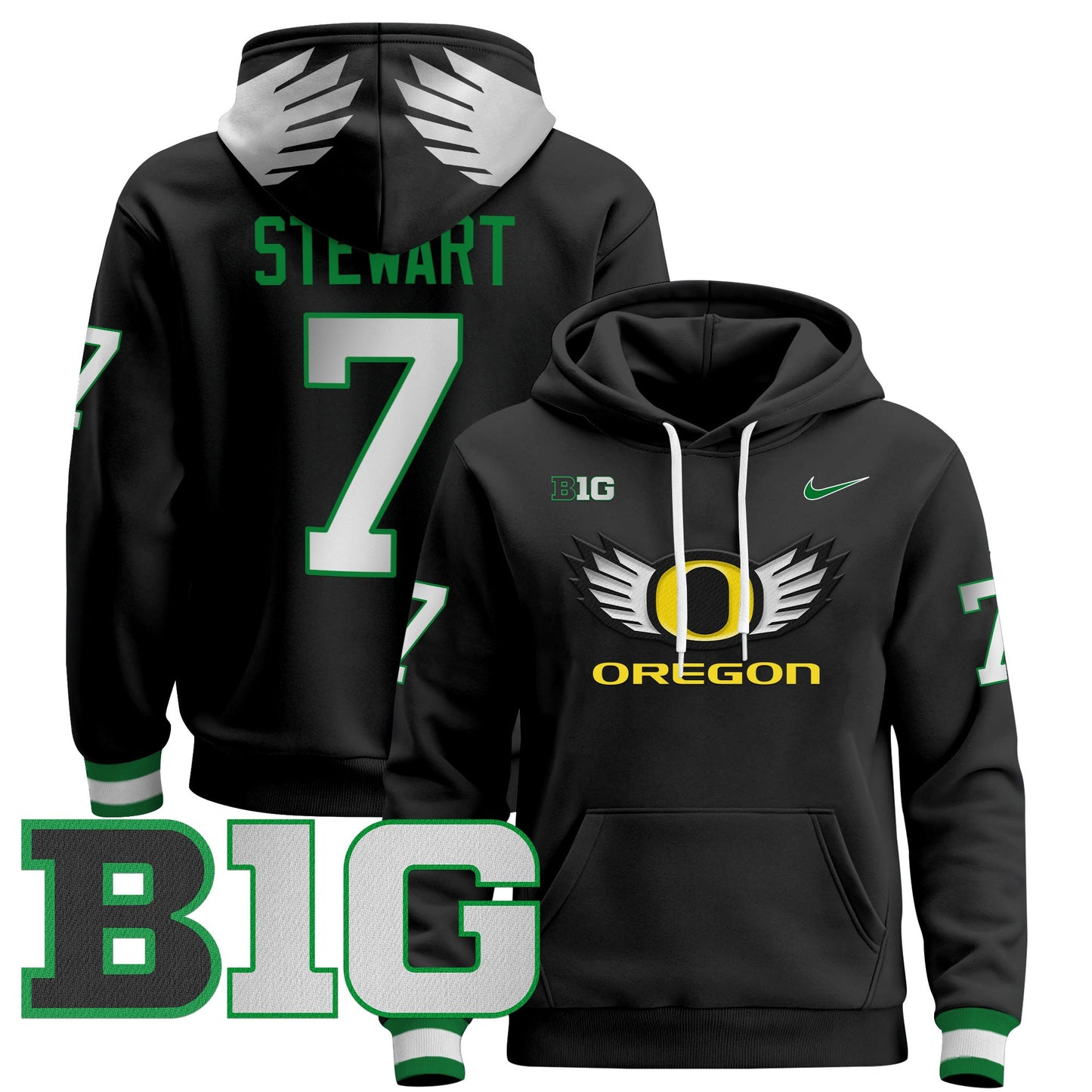 Oregon Ducks 2024 Pullover Hoodie V3