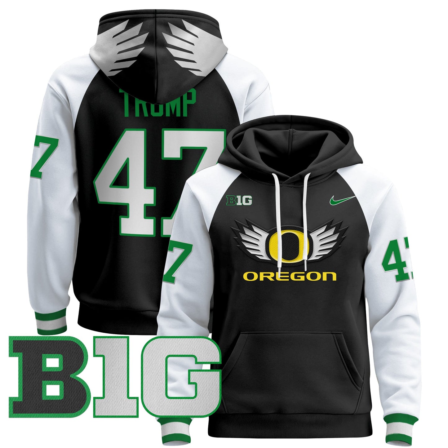 Oregon Ducks 2024 Pullover Hoodie V3