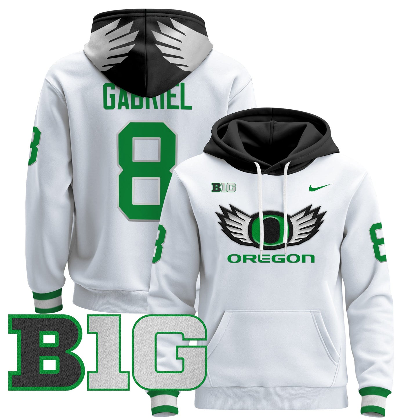 Oregon Ducks 2024 Pullover Hoodie V3