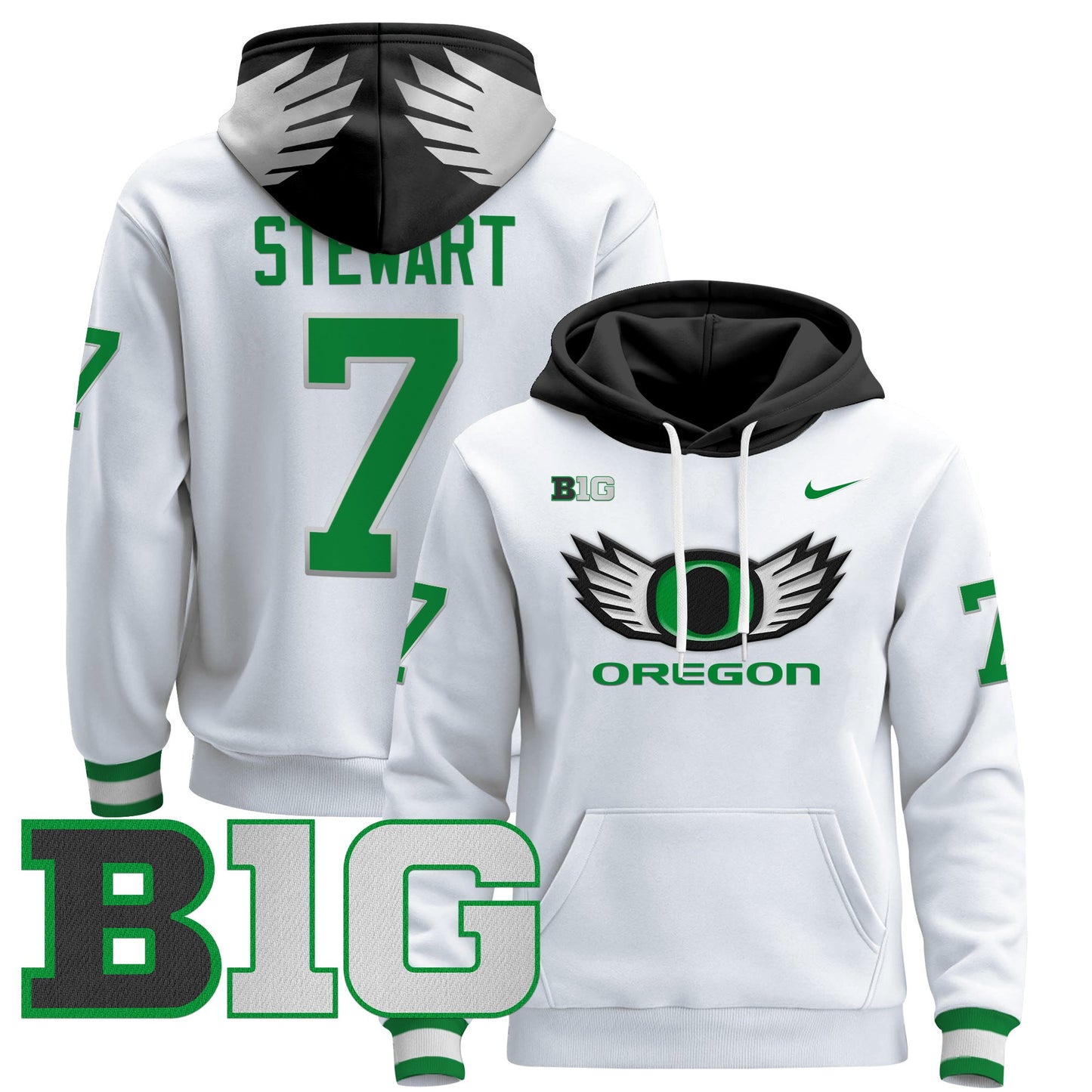 Oregon Ducks 2024 Pullover Hoodie V3