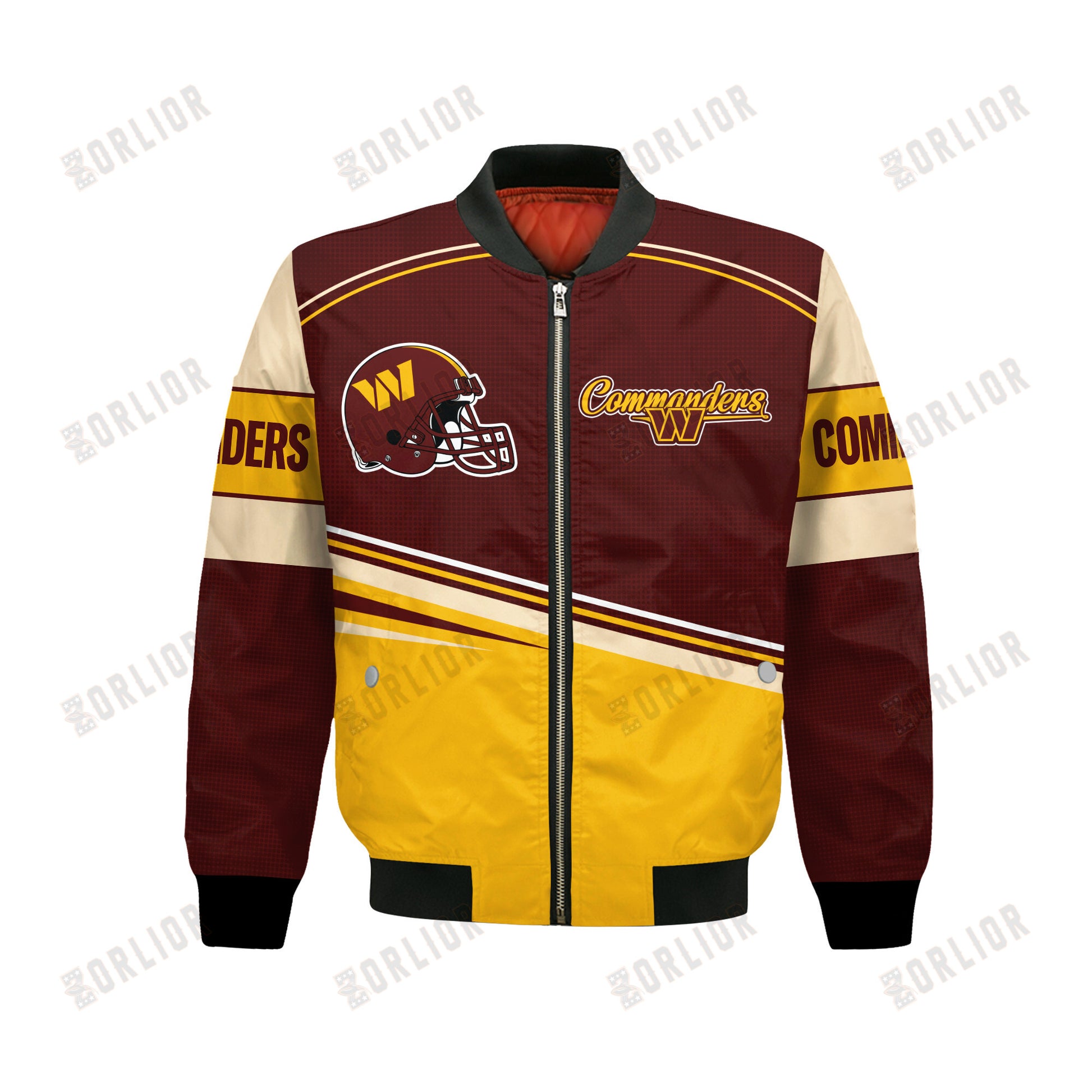 Washington Commanders Football Team 2024- 25 Dare To Be Different Bomber Jacket