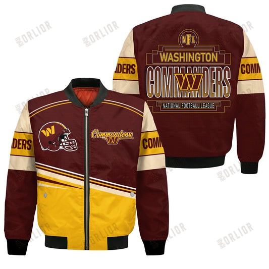 Washington Commanders Football Team 2024- 25 Dare To Be Different Bomber Jacket