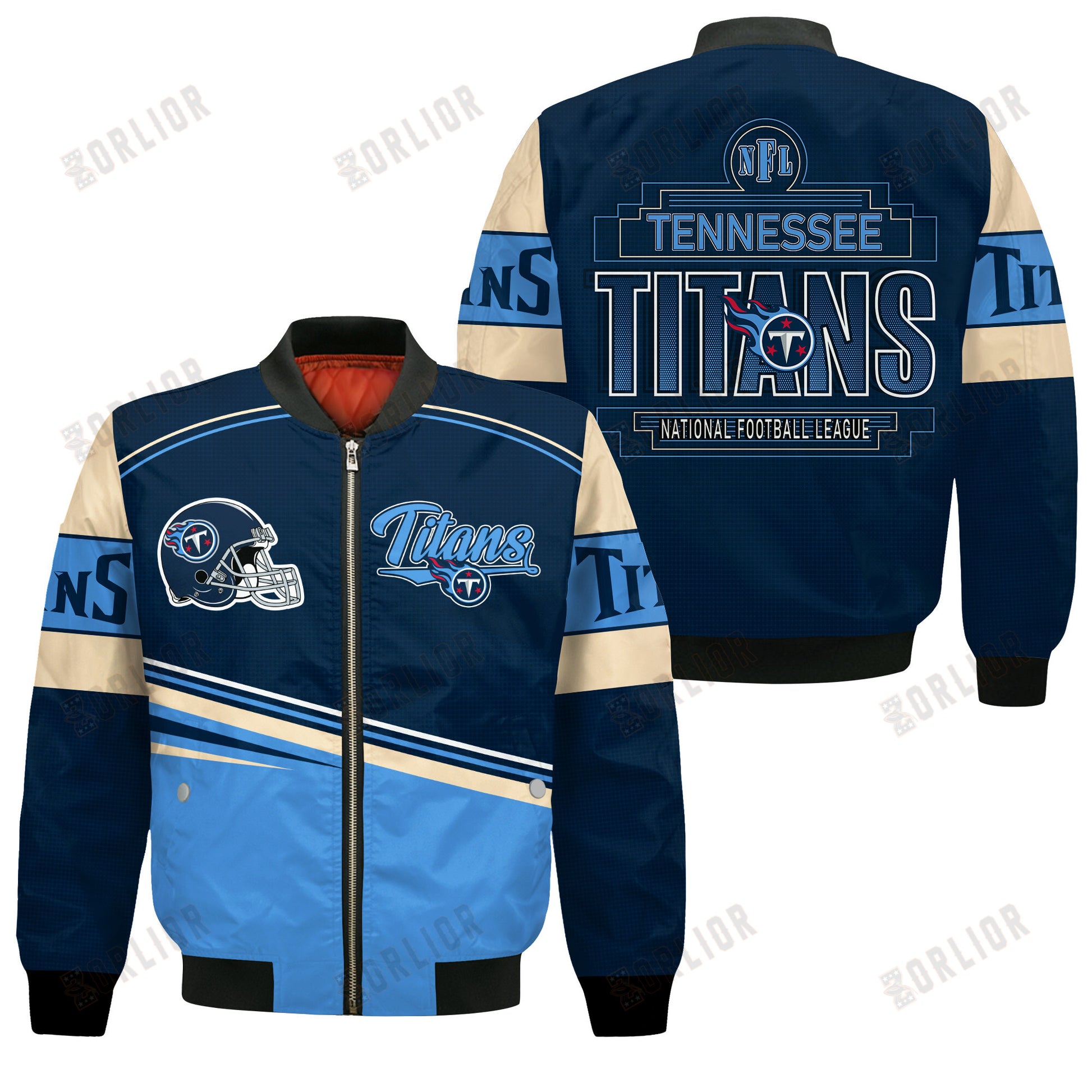 Tennessee Titans Football Team 2024- 25 Dare To Be Different Bomber Jacket