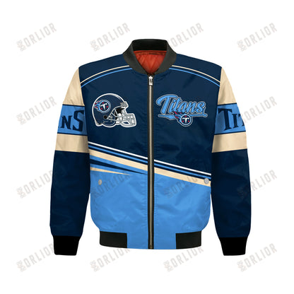 Tennessee Titans Football Team 2024- 25 Dare To Be Different Bomber Jacket