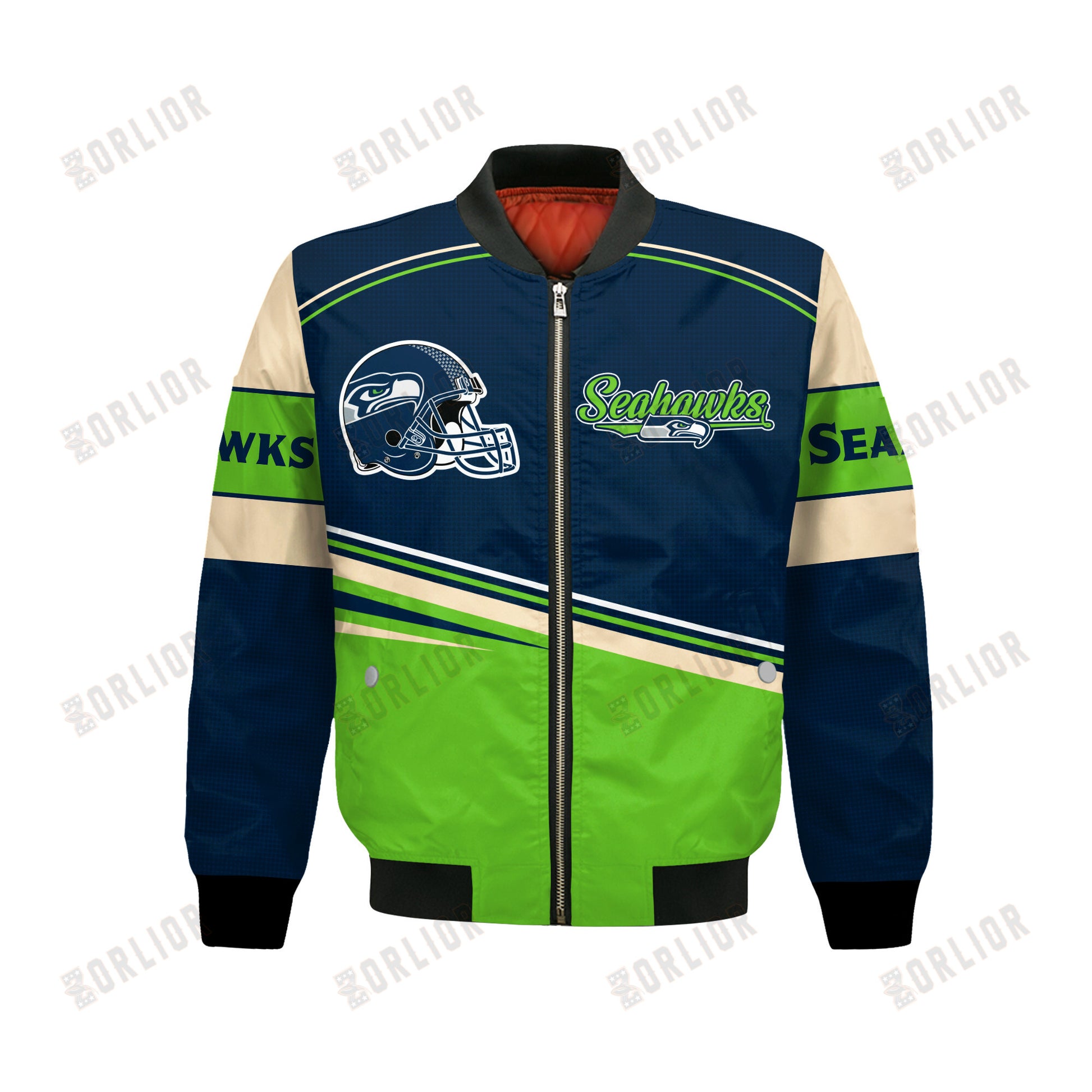 Seattle Seahawks Football Team 2024- 25 Dare To Be Different Bomber Jacket