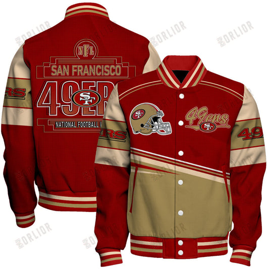 San Francisco 49ers Football Team 2024- 25 Dare To Be Different Unisex Varsity Jacket