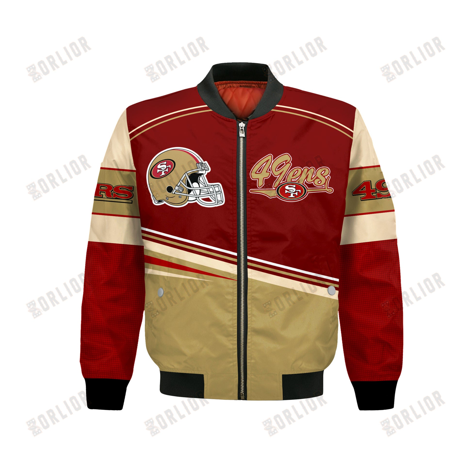 San Francisco 49ers Football Team 2024- 25 Dare To Be Different Bomber Jacket