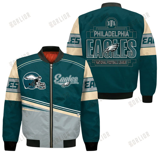 Philadelphia Eagles Football Team 2024- 25 Dare To Be Different Bomber Jacket