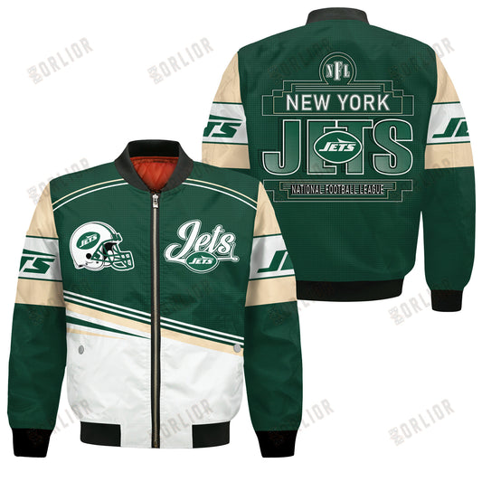 New York Jets Football Team 2024- 25 Dare To Be Different Bomber Jacket