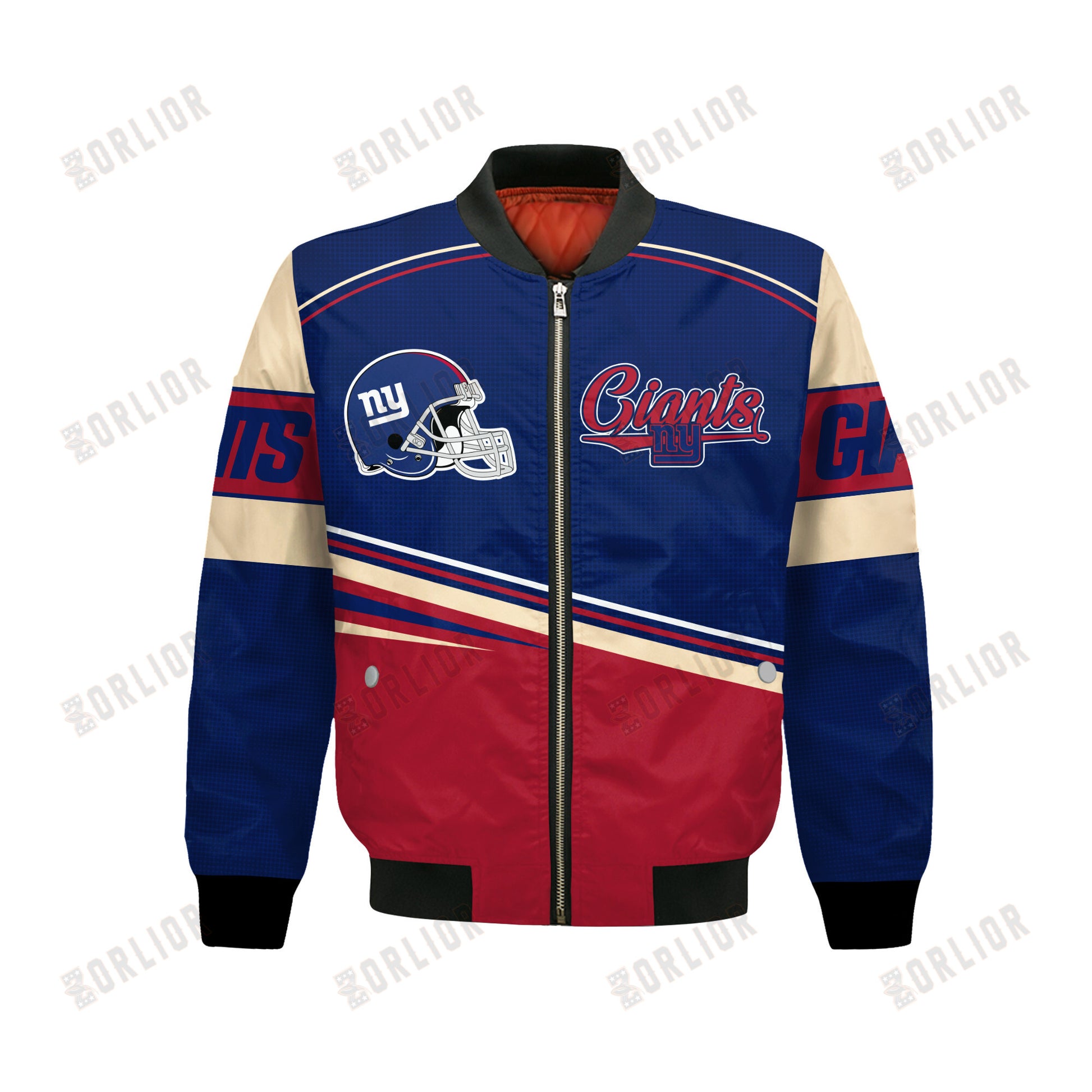 New York Giants Football Team 2024- 25 Dare To Be Different Bomber Jacket
