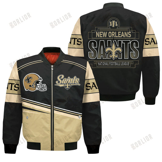 New Orleans Saints Football Team 2024- 25 Dare To Be Different Bomber Jacket