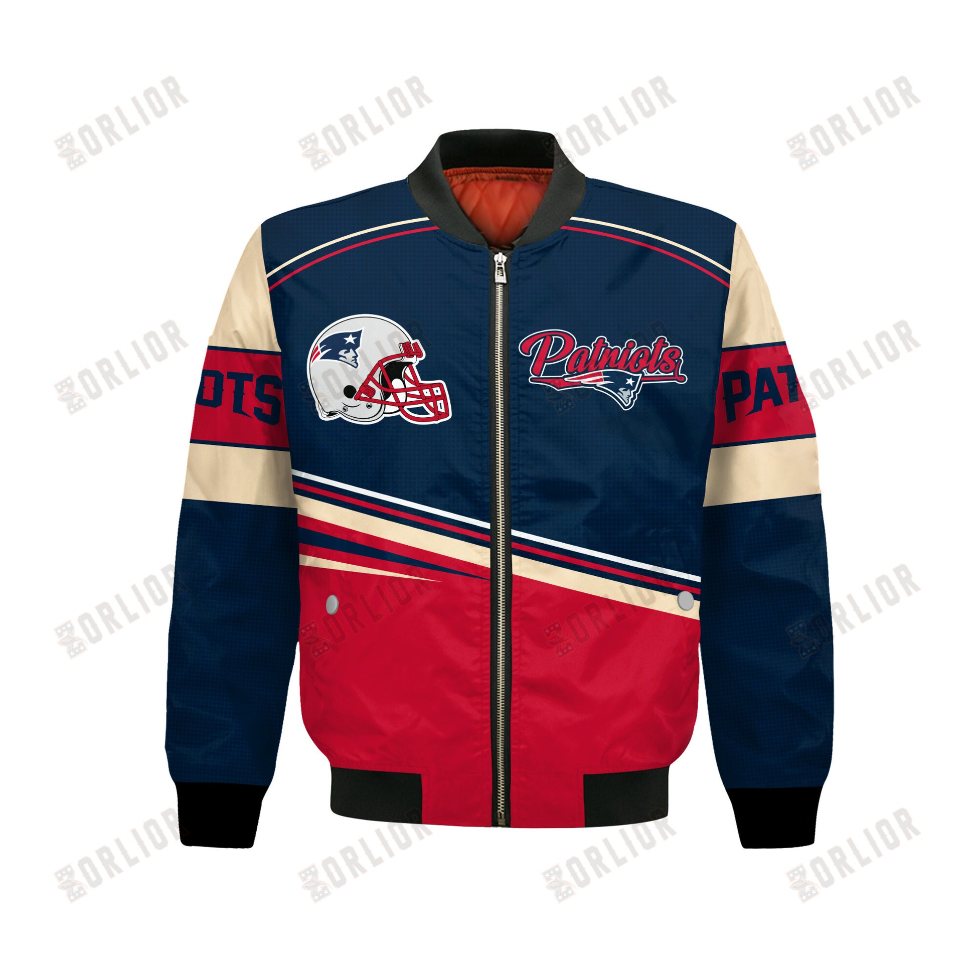 New England Patriots Football Team 2024- 25 Dare To Be Different Bomber Jacket