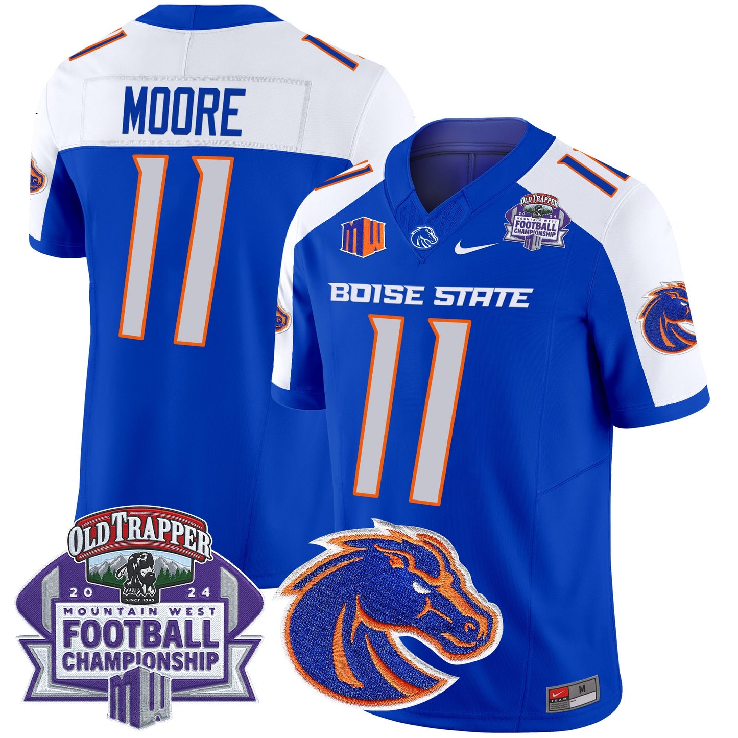 Boise State Broncos 2024 Championship Vapor Limited Jersey - All Stitched