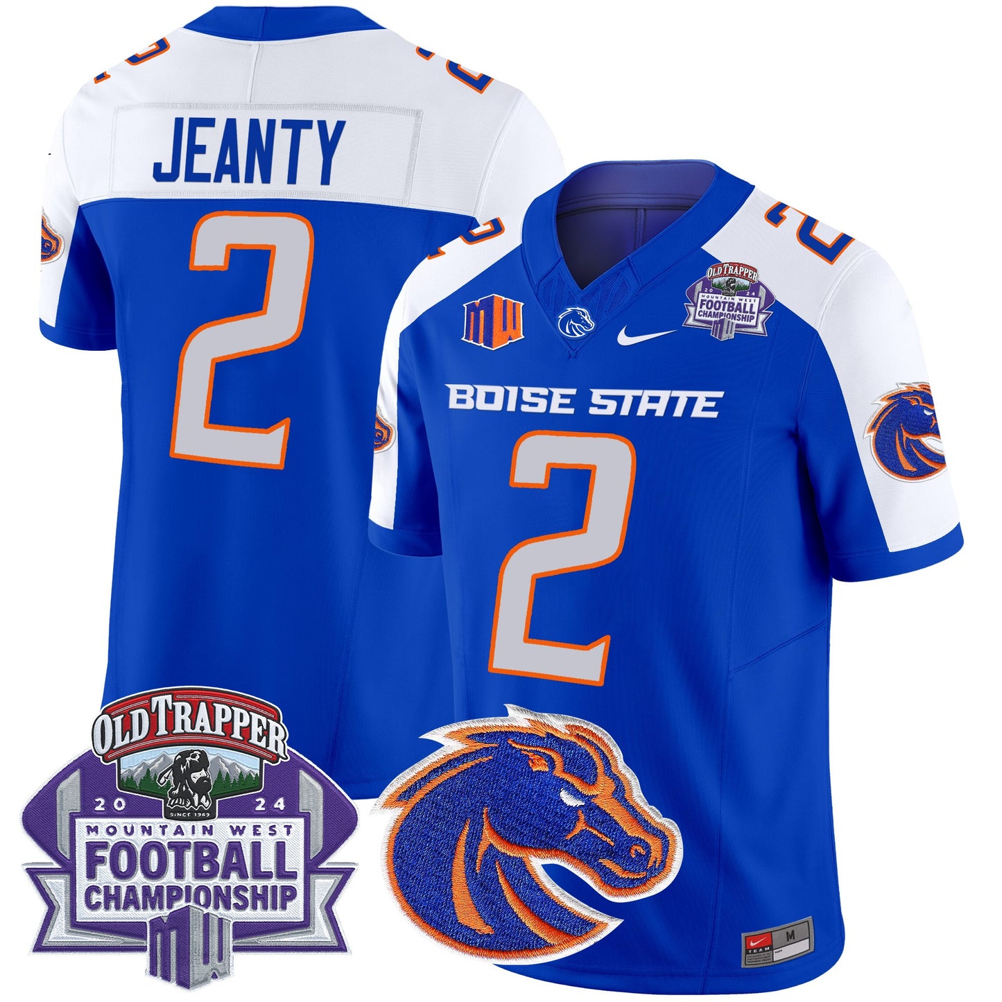 Boise State Broncos 2024 Championship Vapor Limited Jersey - All Stitched