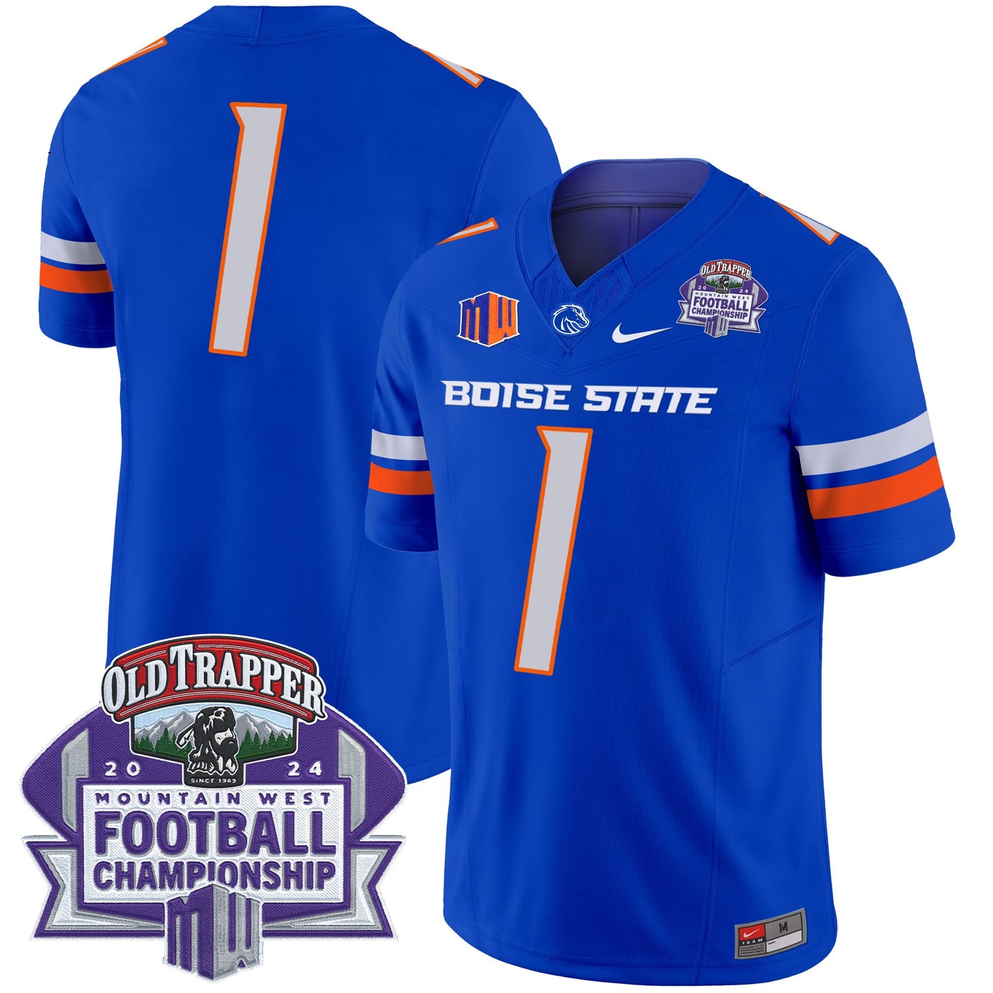 Boise State Broncos 2024 Championship Vapor Limited Jersey - All Stitched