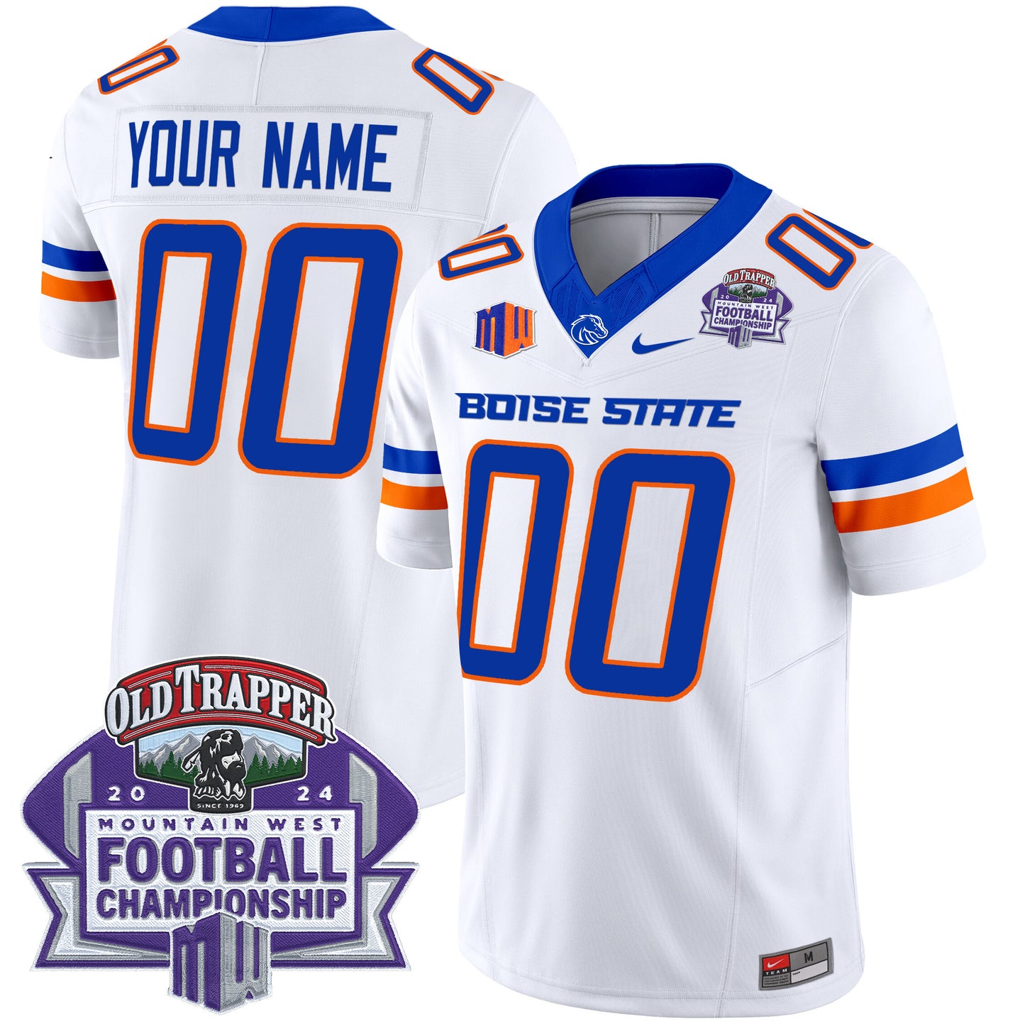 Boise State Broncos 2024 Championship Vapor Limited Custom Jersey - All Stitched