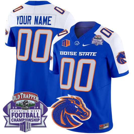 Boise State Broncos 2024 Championship Vapor Limited Custom Jersey - All Stitched