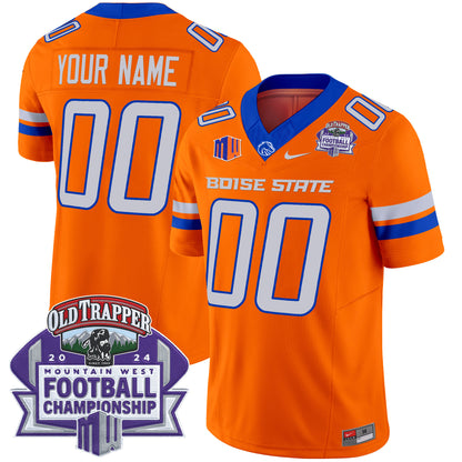 Boise State Broncos 2024 Championship Vapor Limited Custom Jersey - All Stitched