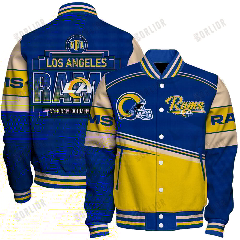 Los Angeles Rams Football Team 2024- 25 Dare To Be Different Unisex Varsity Jacket