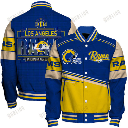Los Angeles Rams Football Team 2024- 25 Dare To Be Different Unisex Varsity Jacket