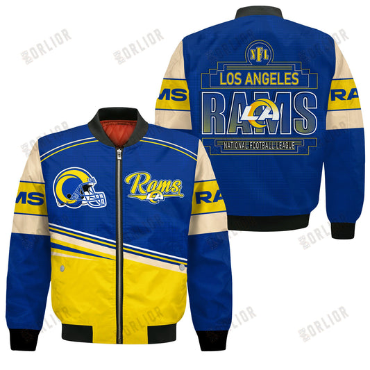 Los Angeles Rams Football Team 2024- 25 Dare To Be Different Bomber Jacket