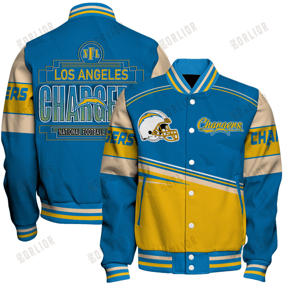 Los Angeles Chargers Football Team 2024- 25 Dare To Be Different Unisex Varsity Jacket