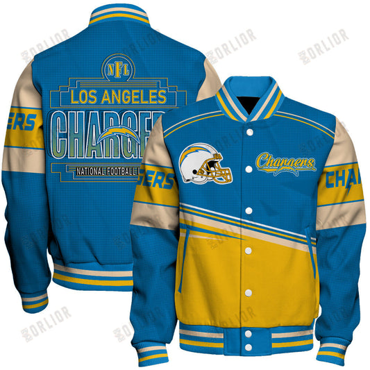 Los Angeles Chargers Football Team 2024- 25 Dare To Be Different Unisex Varsity Jacket