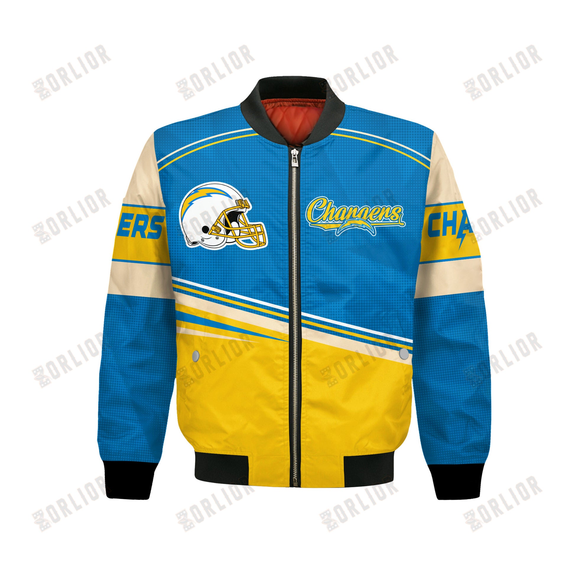 Los Angeles Chargers Football Team 2024- 25 Dare To Be Different Bomber Jacket