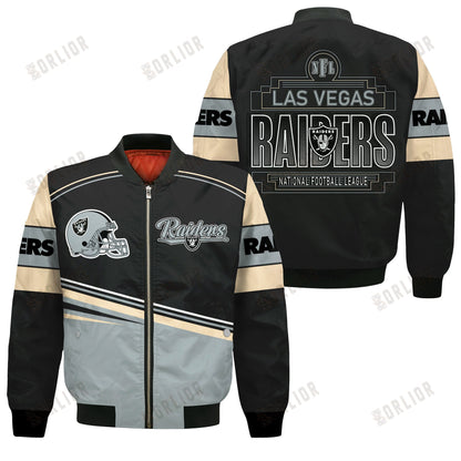 Las Vegas Raiders Football Team 2024- 25 Dare To Be Different Bomber Jacket