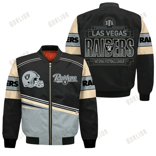 Las Vegas Raiders Football Team 2024- 25 Dare To Be Different Bomber Jacket